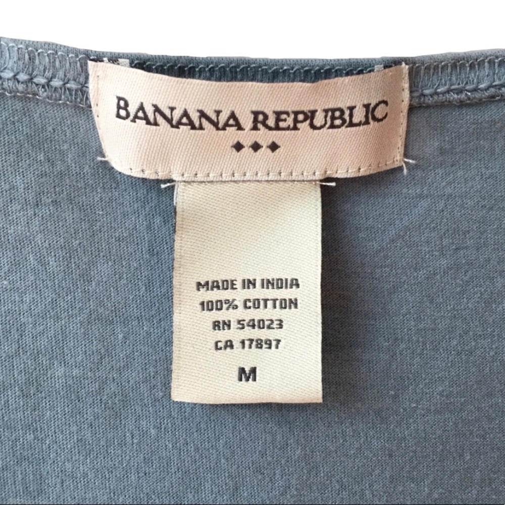 Banana Republic Medium Teal/Gray Tank Top - Picture 4 of 4